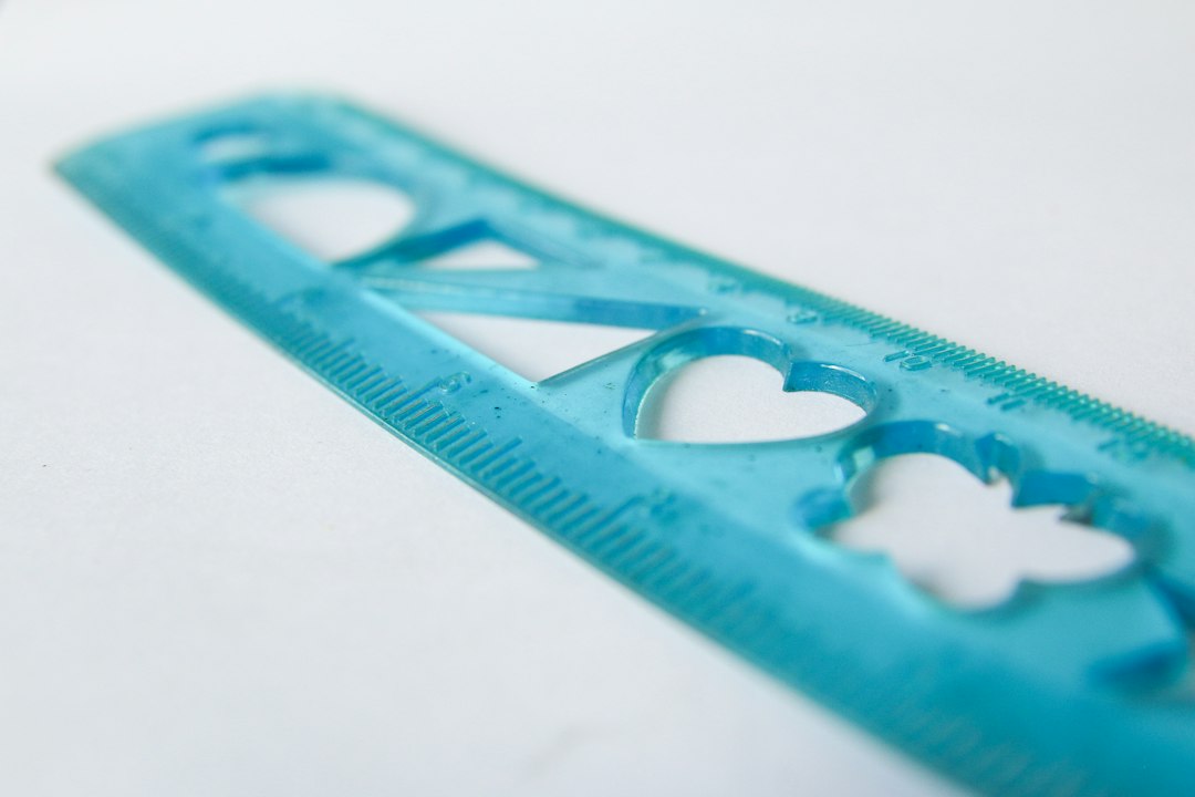 Ruler for stationery layouts