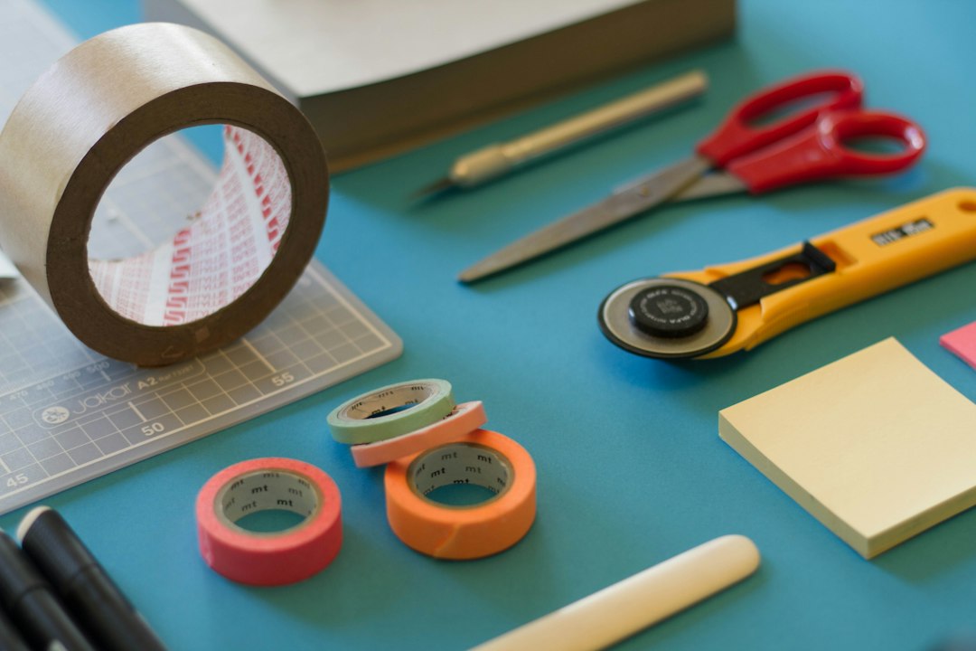 Illustrative paper craft adhesive — illustrative photography, not a reviewed product