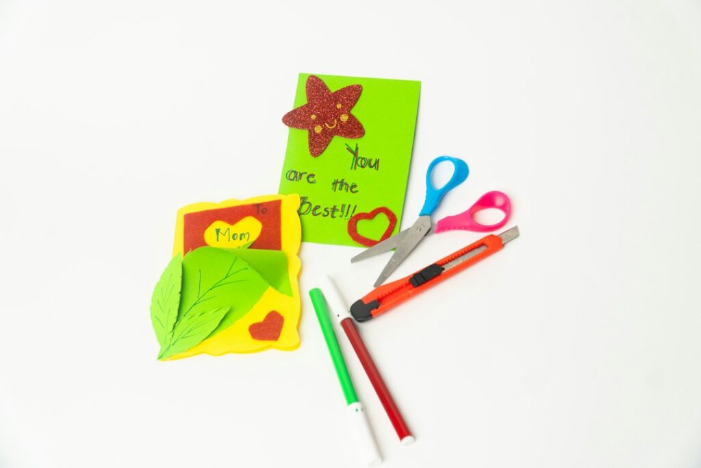 Paper craft supplies for handmade cards