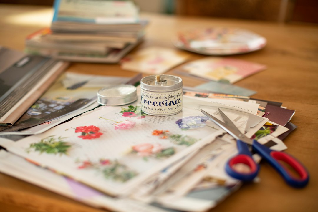 Illustrative art and stationery photograph