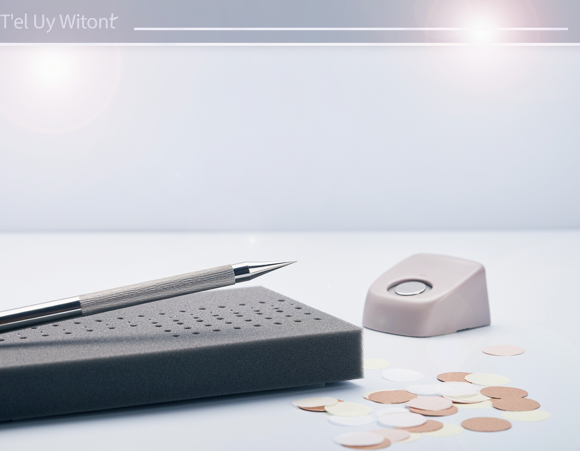 AI-generated illustration for Paper Piercing Tool vs Small Hole Punch for Stitching Cards