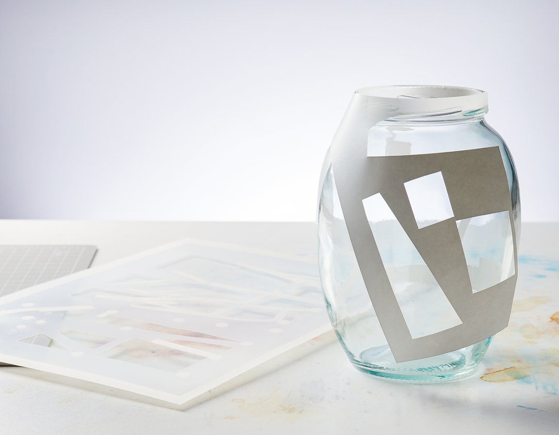 AI-generated illustrative image for Reusable Mylar Stencil vs Adhesive Vinyl Stencil